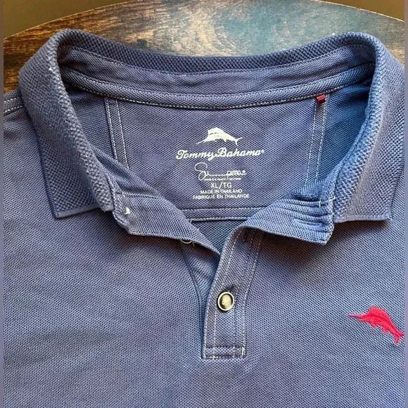 Tommy Bahama | men’s Emfielder 2.0 Supima Tech Polo Shirt. Size: L. - Picture 5 of 9